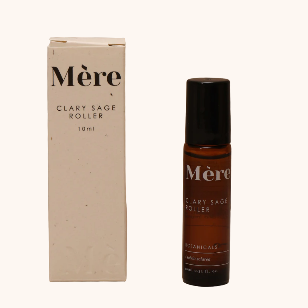 How to use clary sage oil roller to bring on labour. The best clary sage oil roller in Australia. Mere clary sage roller. Pregnant Labour Birth Postpartum Essential - Dear Mama Store Australia. Free shipping available.