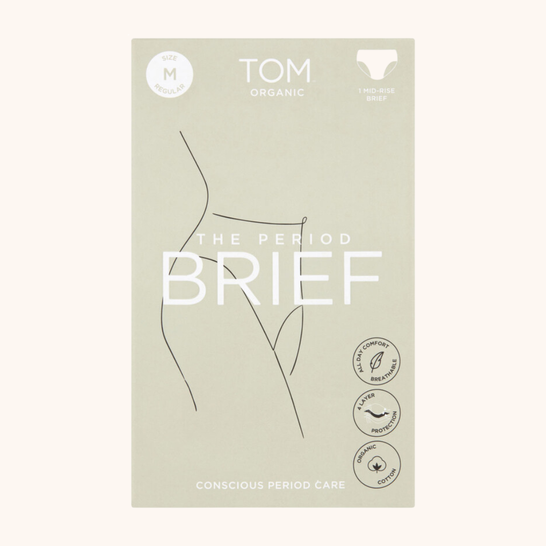 Reusable Period Underwear – Tom Organic – Mid-Rise – Heavy Flow