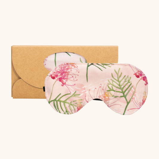 Relax and pamper your tired eyes. Perfect to spoil a pregnant or new mum mother. How to use eye mask for labour to block out distractions, calm birth, hypnobirthing. Pregnant Labour Birth Postpartum Essential - Dear Mama Store Australia. Free shipping available.